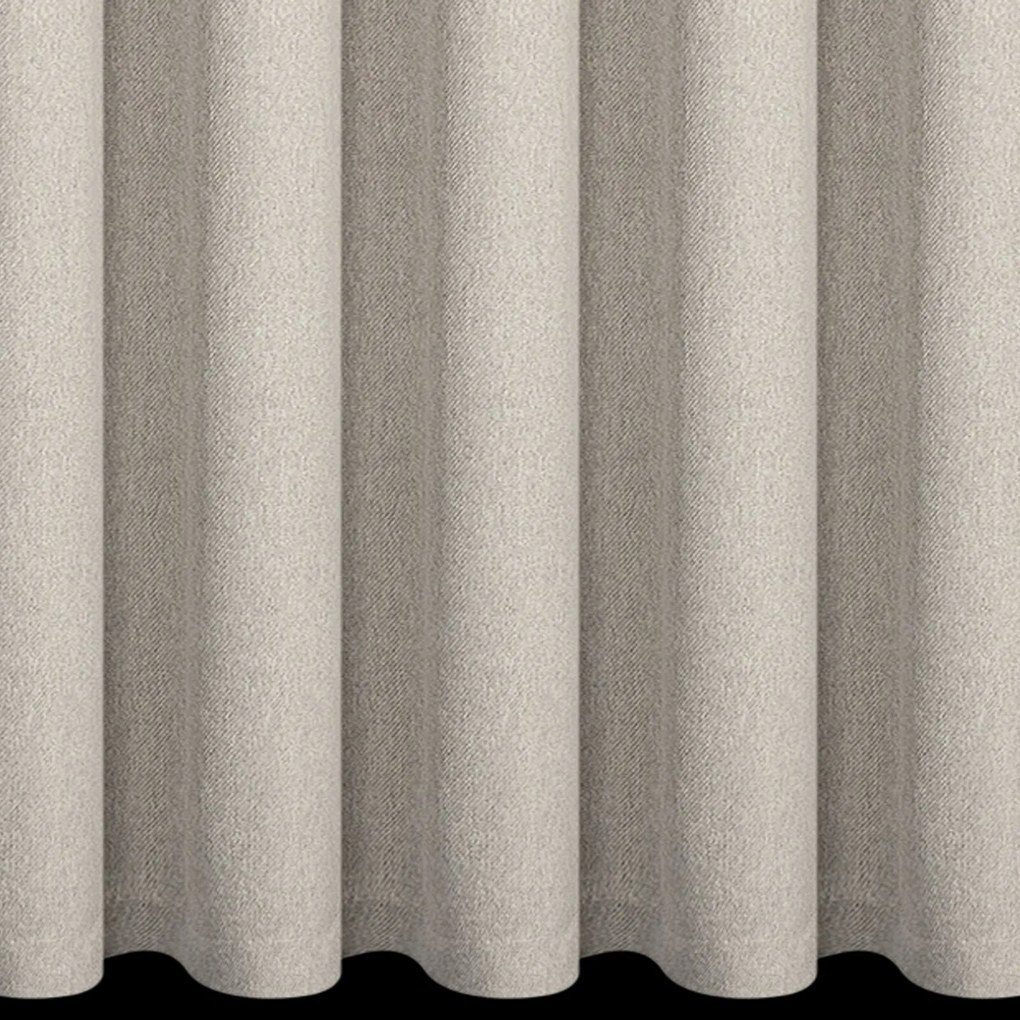 ZÁVES NA PÁSKE OLENA 140X270 CM TMAVOBÉŽOVÁ