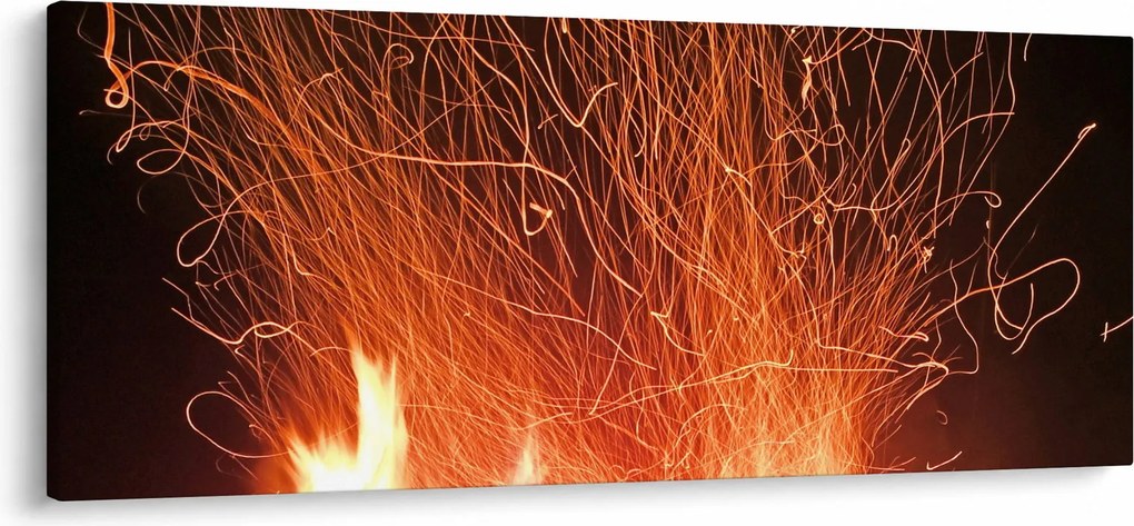 Obraz ohňa (120x50 cm)