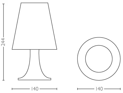 Philips 71795/90/16 - LED Detská stolná lampa DISNEY DORY LED/2,3W/230V