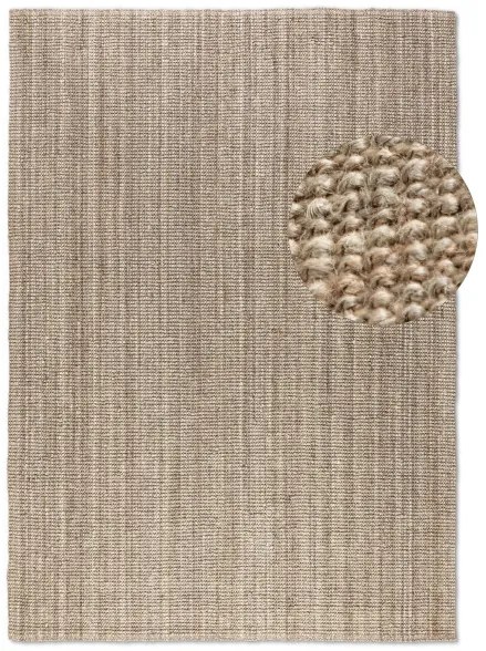 Koberec Hanse Home Bouclé Jaipur sivý / hnedý