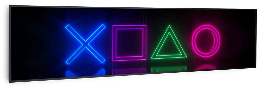 Wonderwall Air Art Smart, infračervený ohrievač, 120 x 30 cm, 350 W, hra