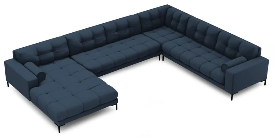 Modrá rohová pohovka (pravý roh) Bali – Cosmopolitan Design
