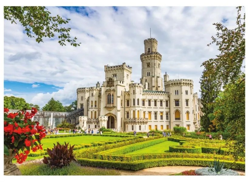 Dino Puzzle Hrad Hluboká, Česká republika 47x33cm 500 dielov