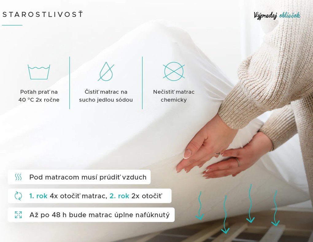 Kokosový matrac COCO MAXI 20 cm 160 x 200 cm Ochrana matraca: BEZ chrániče matraca