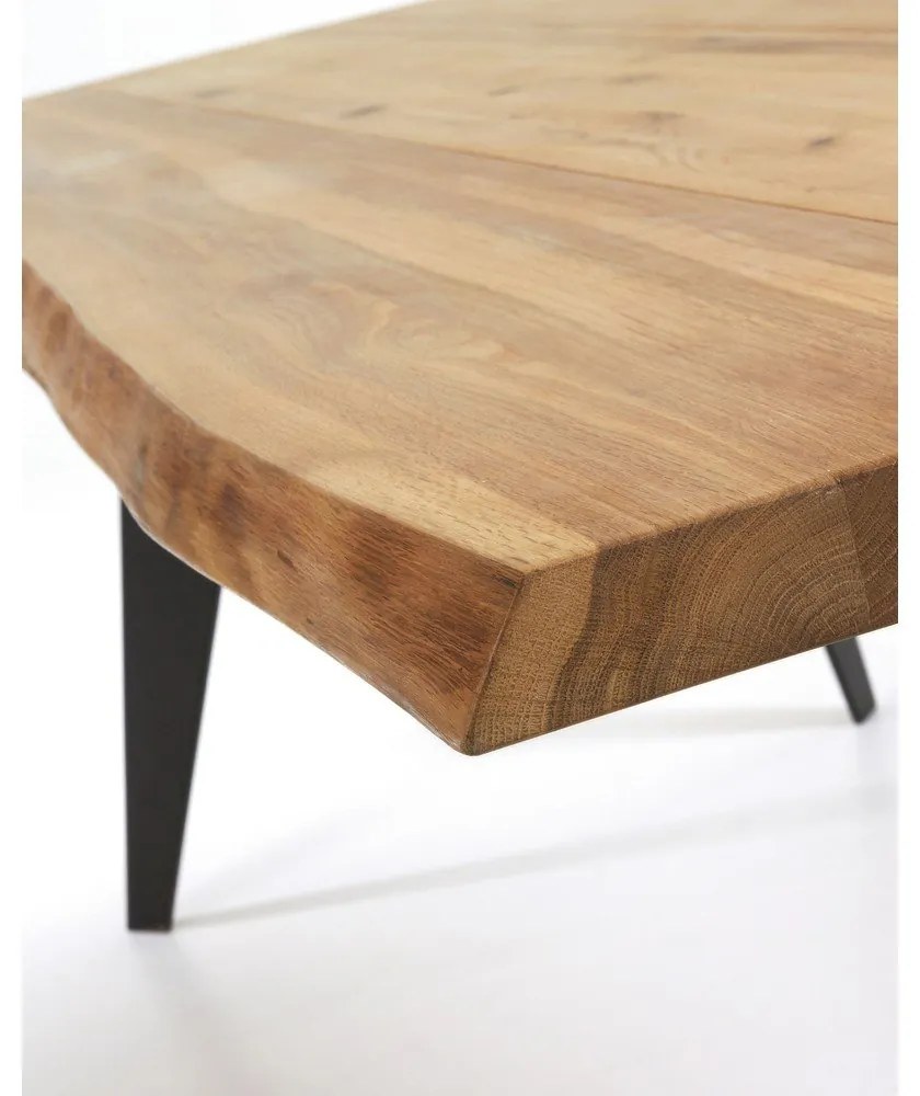 Jedálenský stôl s doskou v dubovom dekore 90x160 cm Koda – Kave Home