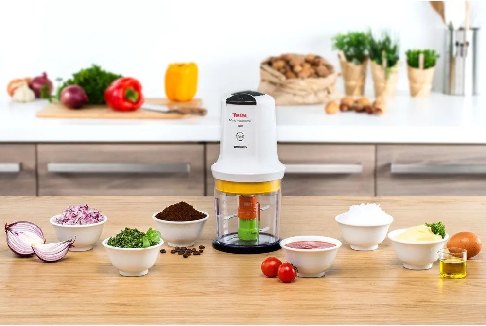 Biely elektrický sekáčik Masterchop XL MB450B38 – Tefal
