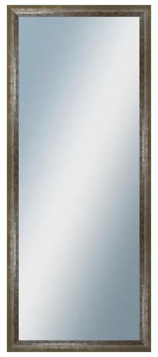 DANTIK - Zrkadlo v rámu, rozmer s rámom 50x120 cm z lišty NEVIS zelená (3054)