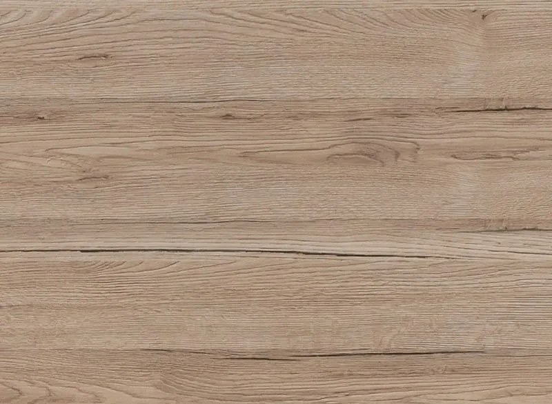 Šatníková skriňa so zrkadlom Cariba, 135 cm, dub san remo / biela