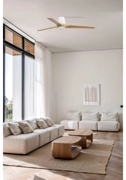 FARO 33838WT-1TW-LED Stm.vent. HEYWOODTUBL 10W/230V borovica/biela pr.132cm WT+D