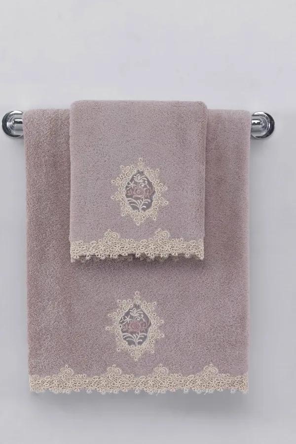 Soft Cotton Malý uterák DESTAN 32x50cm Fialová / Lila