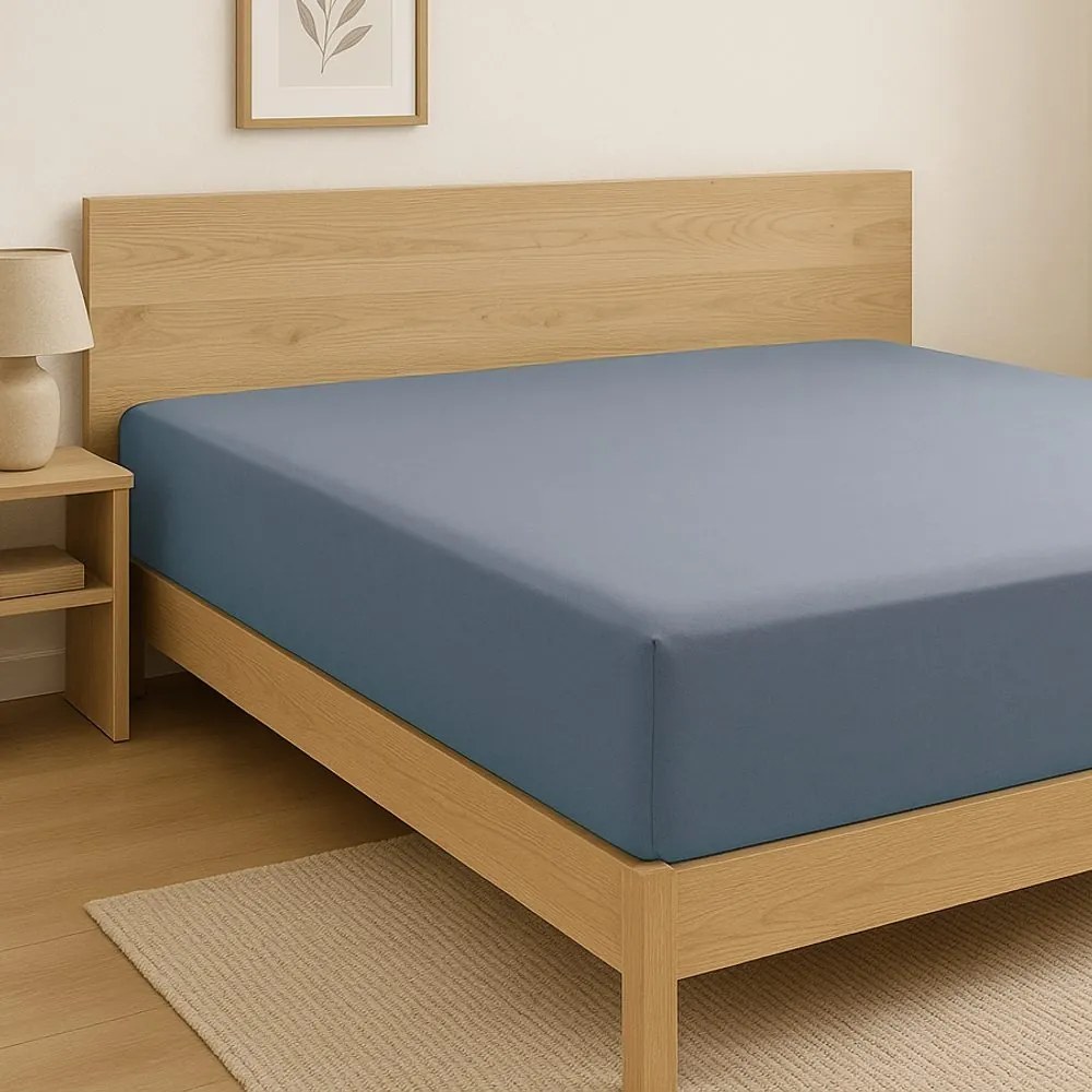 Vandyck Prestieradlo Vandyck Jersey Supreme XXL 200-210x220 cm Faded denim