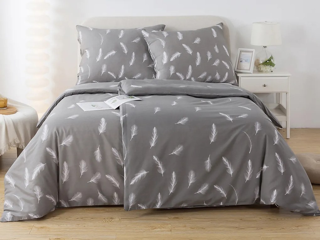 XPOSE® Bavlnené obliečky PIERKA na dve postele