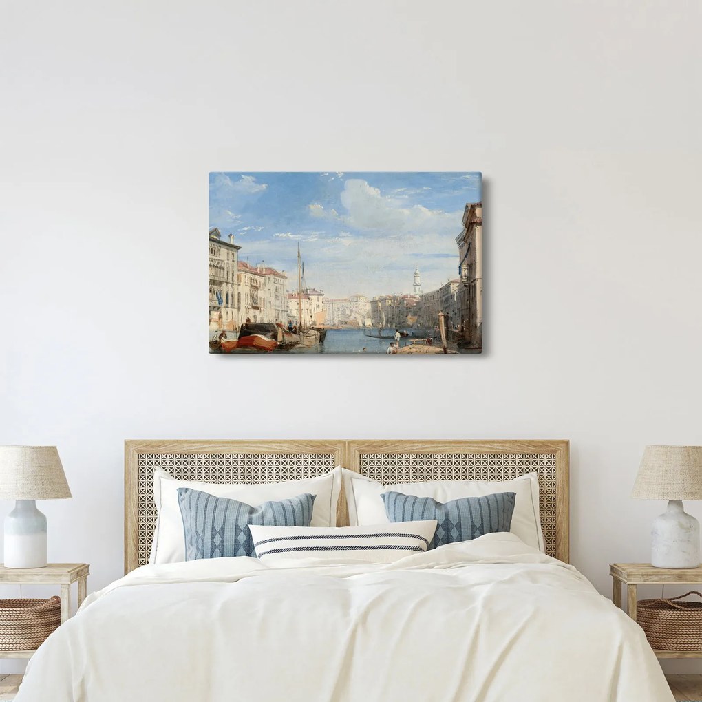 Obraz - Richard Parkes Bonington, The Grand Canal, reprodukcia (90x60 cm)
