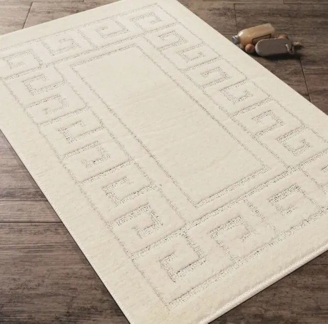 Sada kúpeľňových koberčekov Montana Ethnic Pearl White