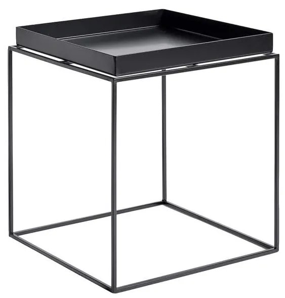 HAY Stolík Tray Table 40x40, black