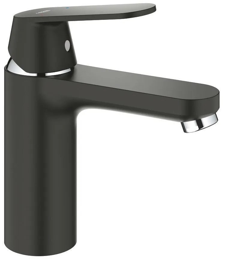 GROHE Eurosmart Cosmopolitan páková umývadlová batéria, veľkosť M, chróm/čierna matná, 23327KW0