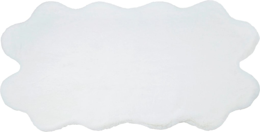 XXXLutz UMELÁ KOŽUŠINA, 90/160 cm, biela - Koberce - 003580043257