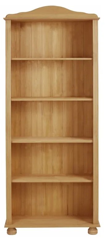 Knižnica z borovicového dreva v prírodnej farbe 70x181 cm Ella – Støraa