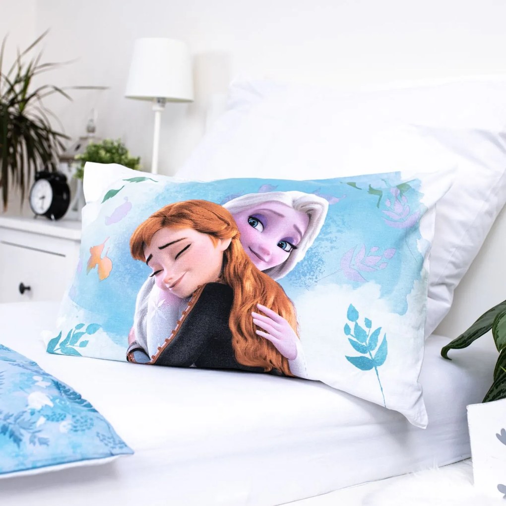 Jerry Fabrics Obliečky do postieľky 100x135 + 40x60 cm - Frozen "Blue 03"