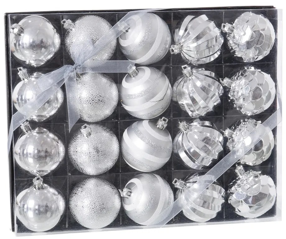 Vianočné gule v súprave 20 ks ø 6 cm – Casa Selección