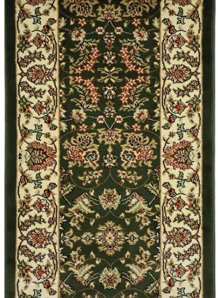 Berfin Dywany, Behúň na mieru Anatolia 5378 Y (Green), šíre 100 cm, zelená, chodba / predsieň