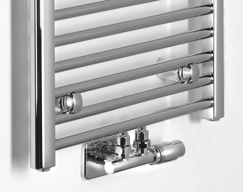 Aqualine Aqualine, ALYA vykurovacie teleso rovné 400x1188mm, stredové pripojenie, chróm, LLS308