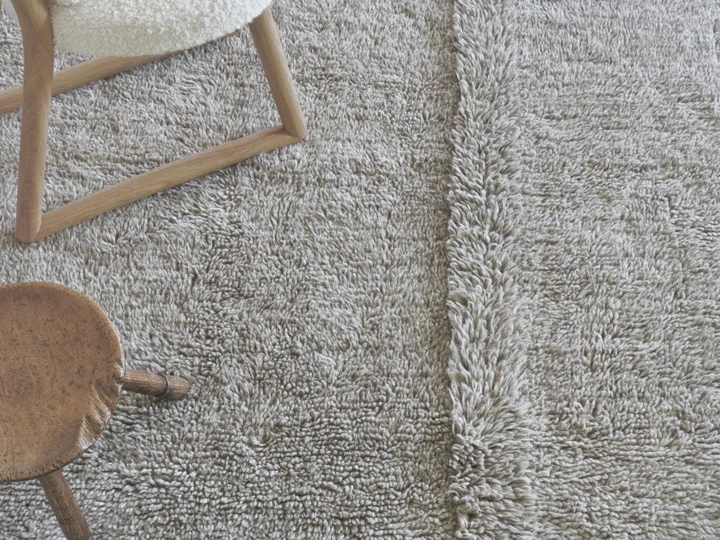 Lorena Canals, AKCIA: 170x240 cm Vlnený koberec Tundra - Blended Sheep Grey, šedá, detská izba