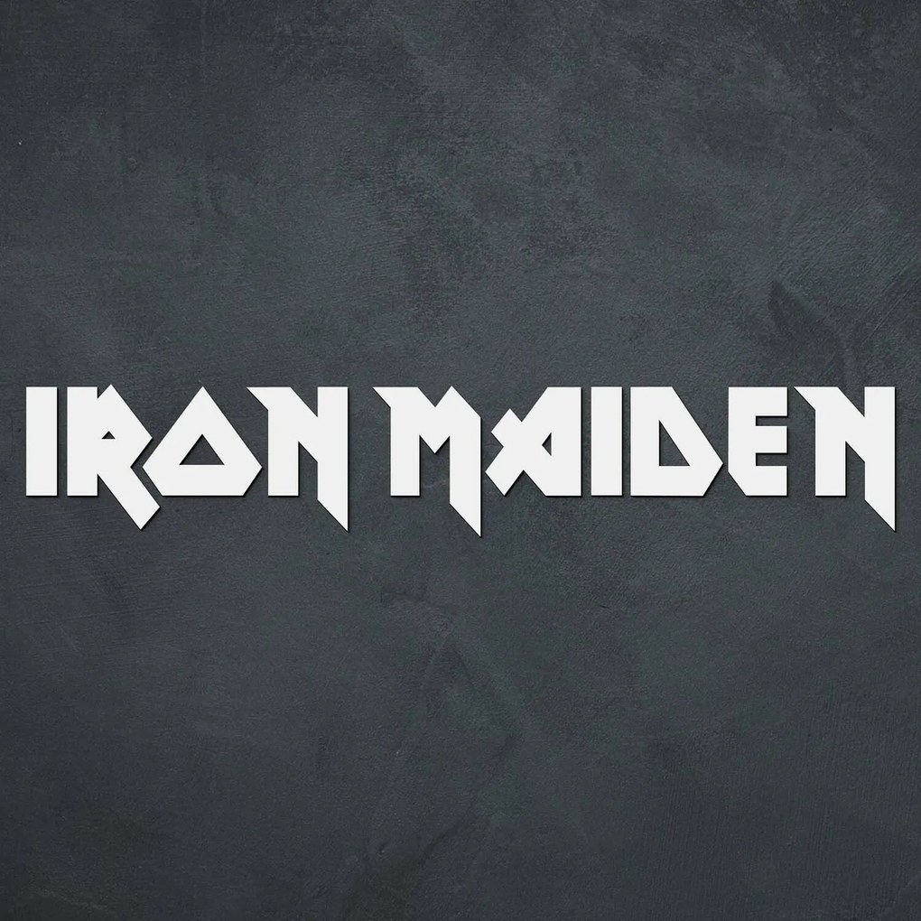 DUBLEZ | Drevené logo - Iron Maiden