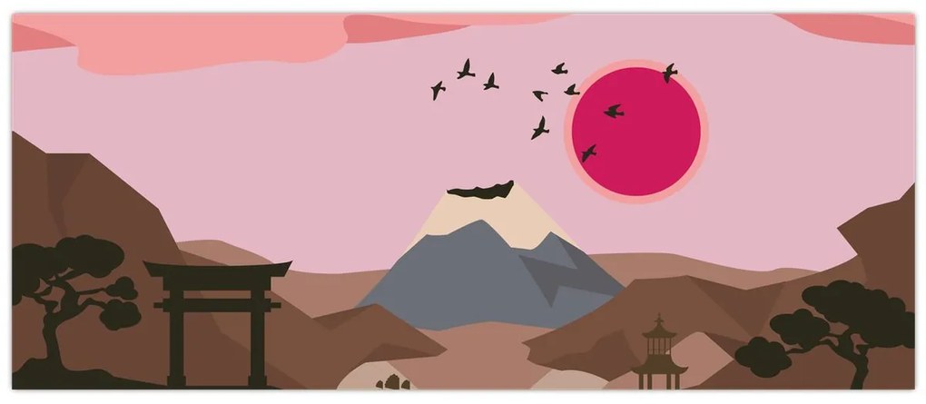 Obraz - Japonsko N⁰2 (120x50 cm)