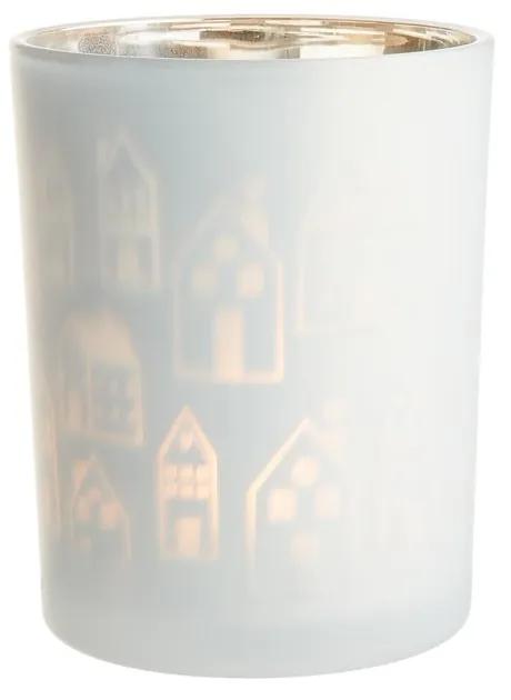 Butlers VILLAGE Svietnik na čajovú sviečku 10 cm - biela