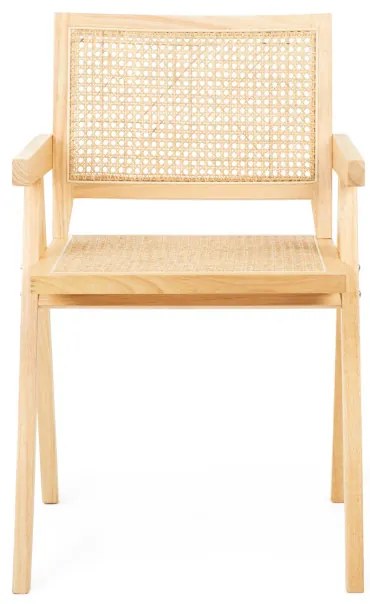 Stolička ROTIN drevená 834085