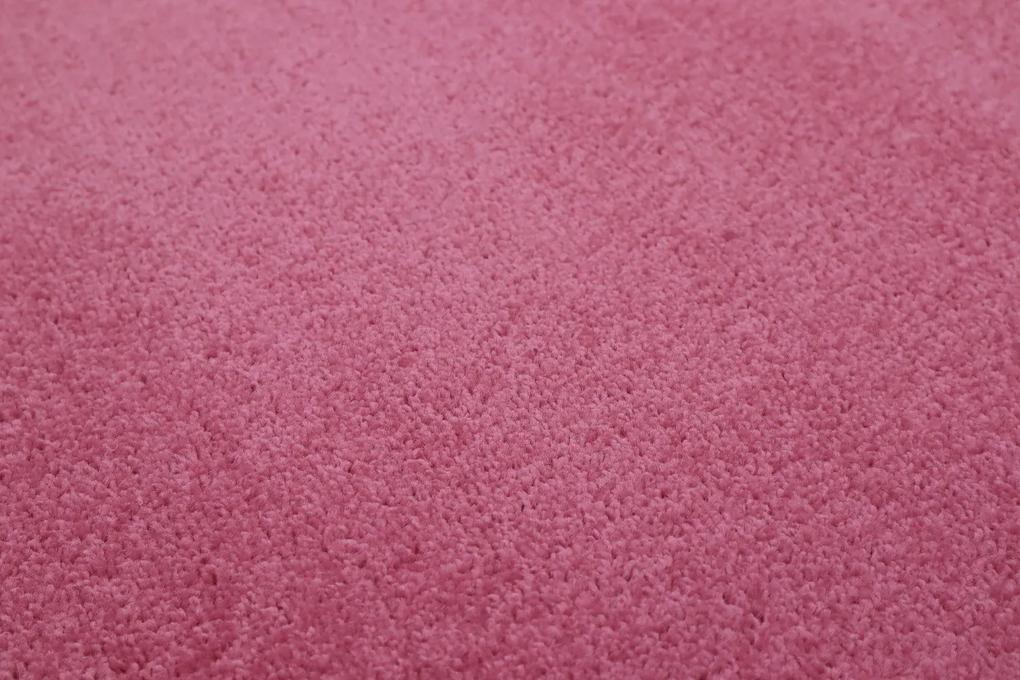 Vopi koberce Behúň na mieru Eton ružový 11 - šíre 80 cm