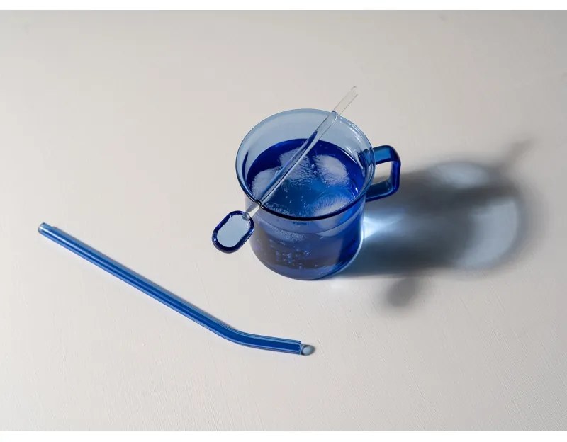 Hrnček Glass 0,35l, modrý