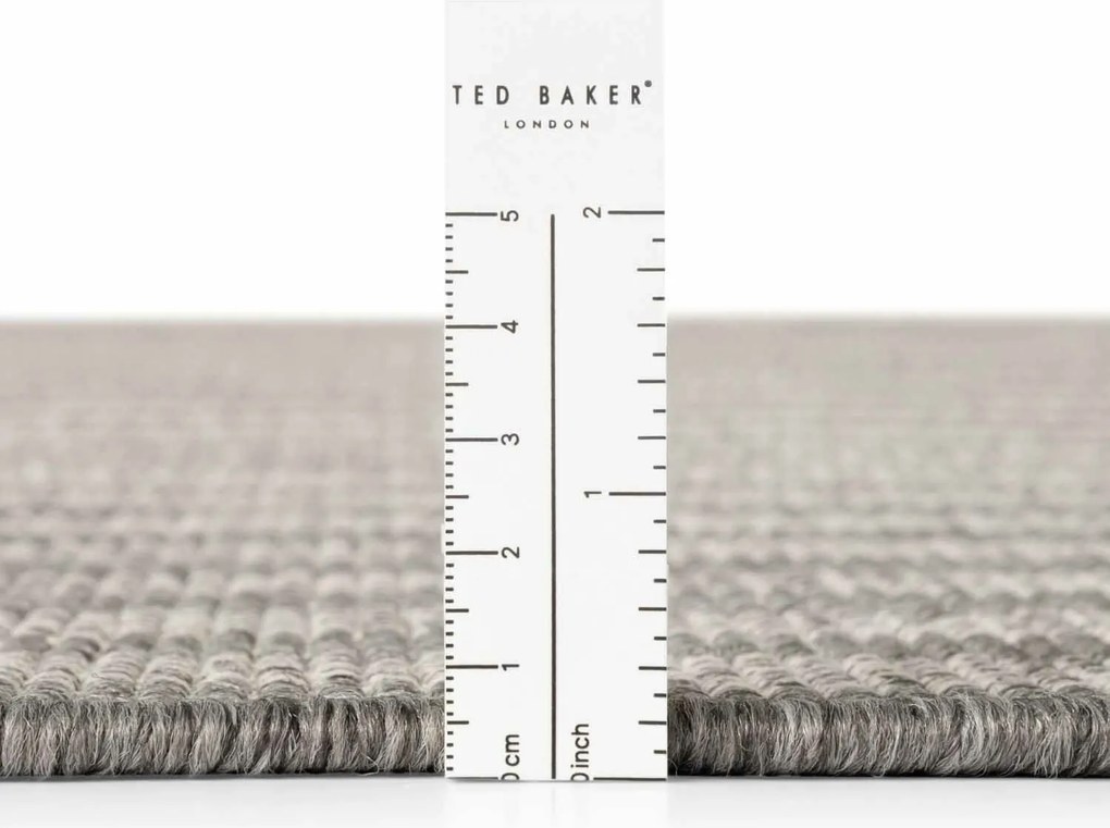 Ted Baker, Kusový koberec Ted Baker Haringey 106398 Grey White, 120x170, šedá, chodba / predsieň