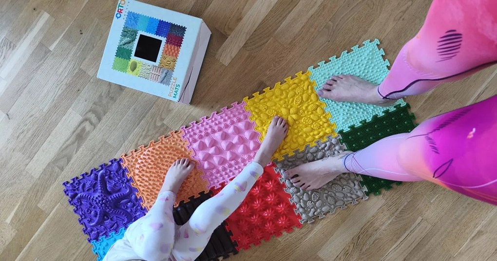 OrtoNature Masážne ortopedické podložky súprava 8 ks - Cesta ježka