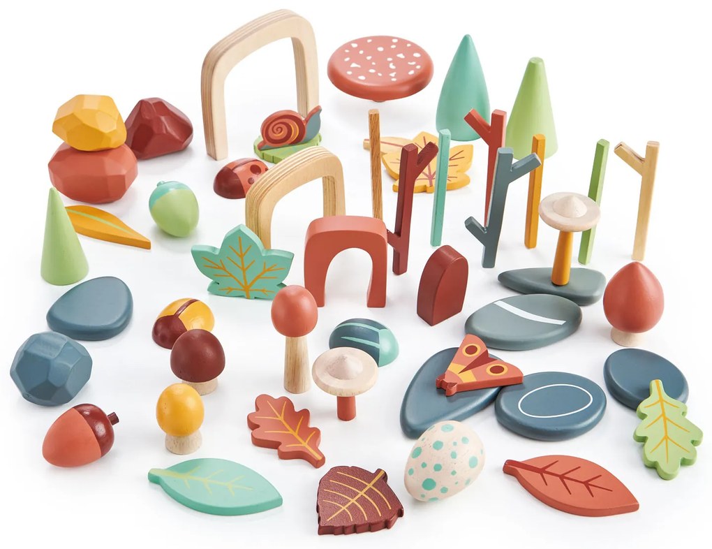 Tender Leaf - Drevená stavebnica - môj les