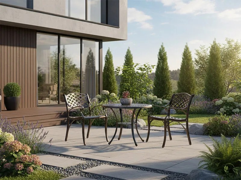 CH Záhradná hliníková stolička Mondrich