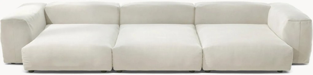 Zamatová modulárna pohovka Vetsak (4-miestna)