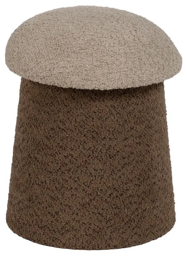 Hnedo-béžový taburet – Ixia