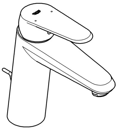 GROHE 23448002 - Umývadlová batéria EURODISC COSMOPOLITAN veľkosť M chróm