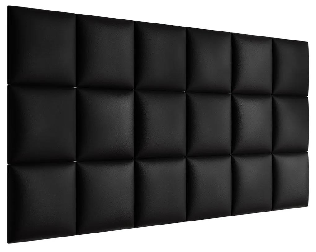 Čalúnený nástenný panel Pag 30x30, Farba čalúnenia:: ekokoža Soft 011 (čierna)