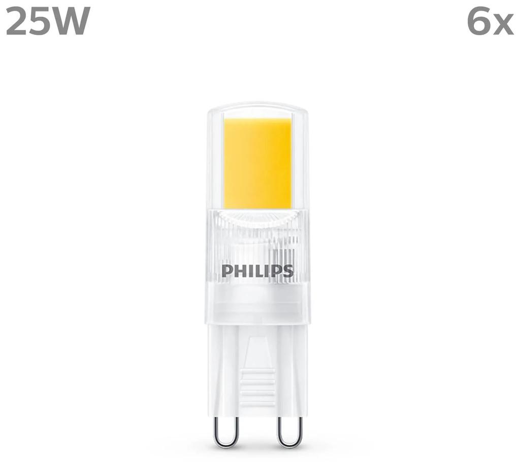 Philips LED žiarovka G9 2W 220lm 2 700 K číra 6 ks