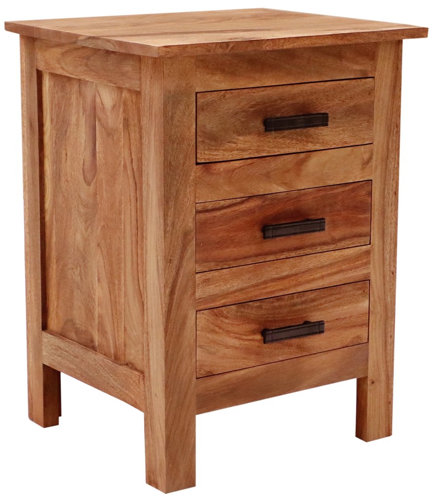 furniture-nabytek.cz - Masívny nočný stolík z dreva palisander 45x40x60