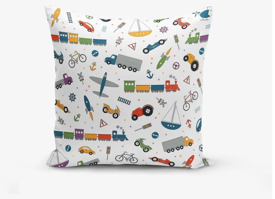 Detská obliečka na vankúš Child Vehicles - Minimalist Cushion Covers