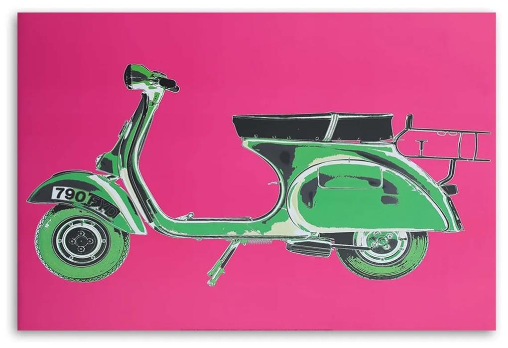 Obraz na plátně Scooter Pop Art - 100x70 cm