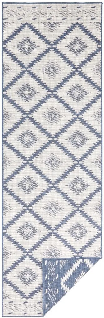 NORTHRUGS - Hanse Home koberce Kusový koberec Twin Supreme 103430 Malibu blue creme – na von aj na doma - 120x170 cm