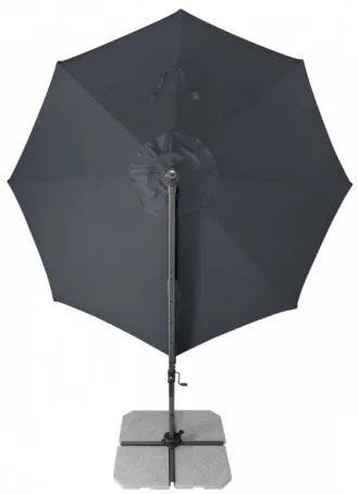 Derby RAVENNA 330 cm - veľký záhradný výkyvný slnečník s bočnou tyčou - 2. akosť (S300)