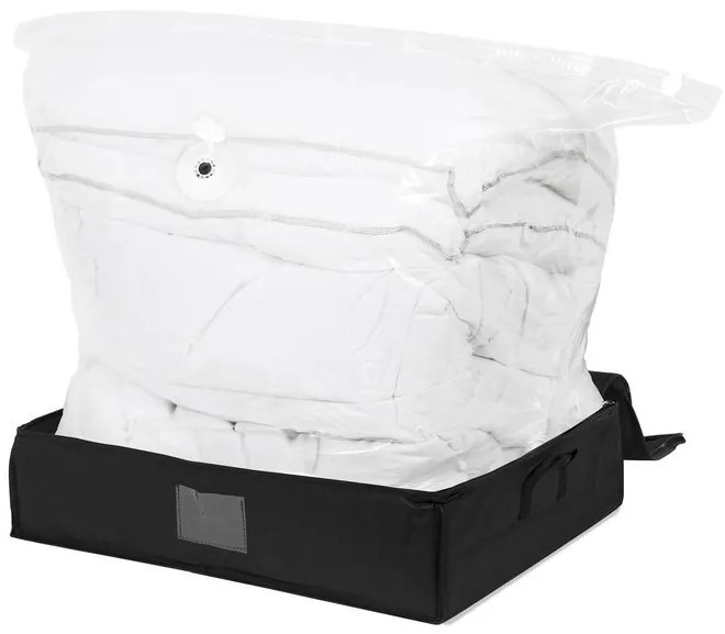 Úložný box Compactor 3D Black Edition, 145 l, čierna