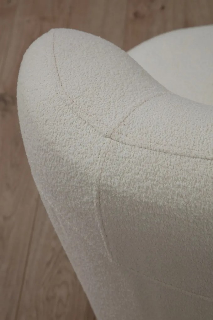 Designové křeslo Livorno bílé