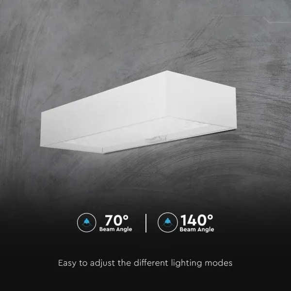 LED Solárne nástenné svietidlo so senzorom LED/6W/3,7V IP65 4000K 3000 mAh biela